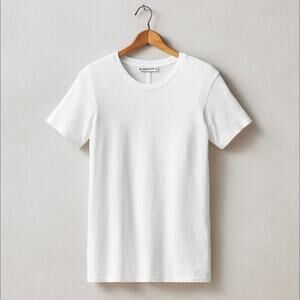 NWOT American Giant Premium Slub Short Sleeve Tee Women's XS White